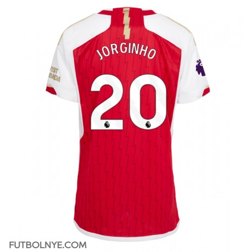 Camiseta Arsenal Jorginho Frello #20 Primera Equipación para mujer 2023-24 manga corta
